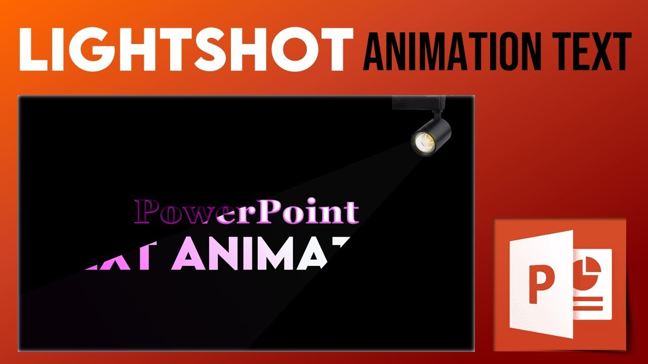 Lightshot Text Animation