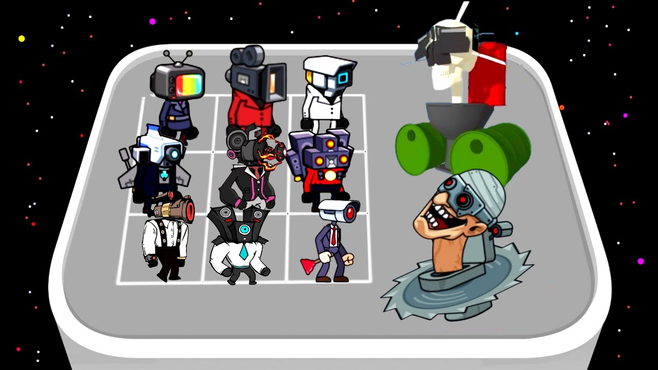 Skibidi Toilet Mega Battle : Cameraman Army vs Skibidi Street Fight, New Episode