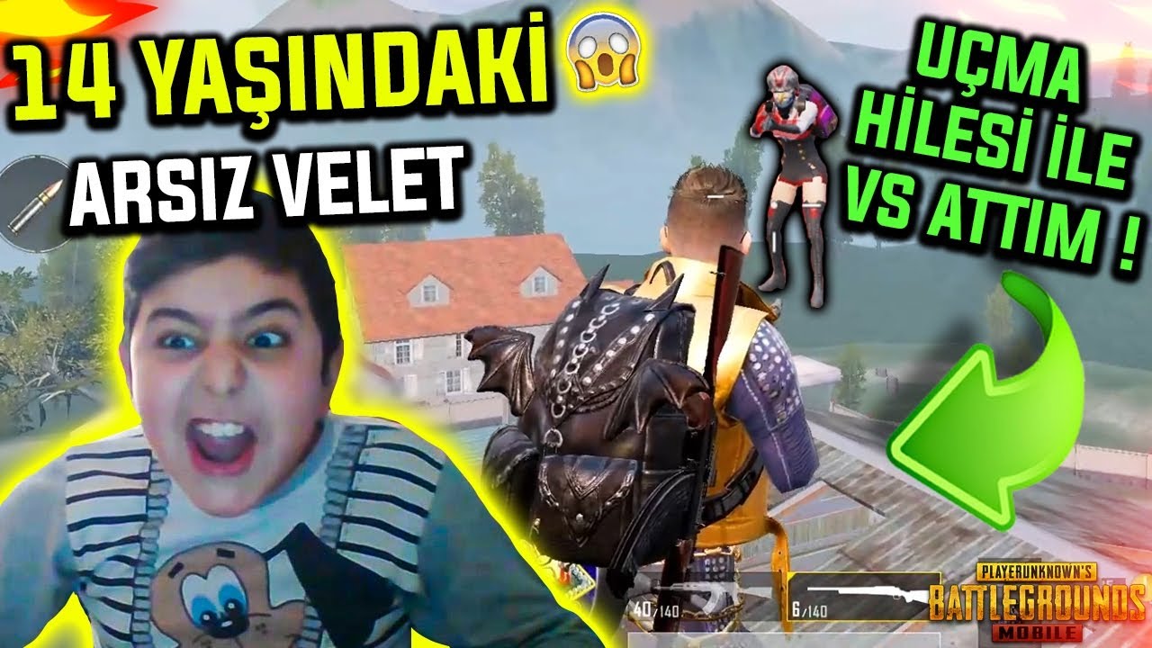 14 YAŞINDAKİ SAYGISIZ VELETLE VS ATTIM ! UÇMA HİLESİ ! PUBG Mobile Hileleri