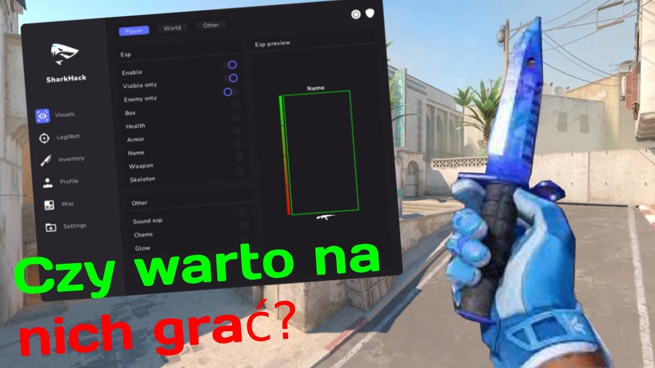 Czy warto grać na tych chetach w CS2? (Sharkhack)