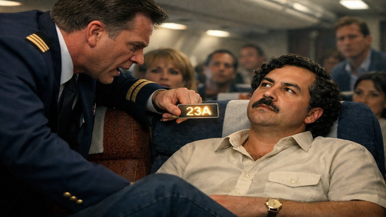 “¡Este asiento no es suyo!” gritó el RESPONSABLE DE CABINA a Escobar… error fatal.