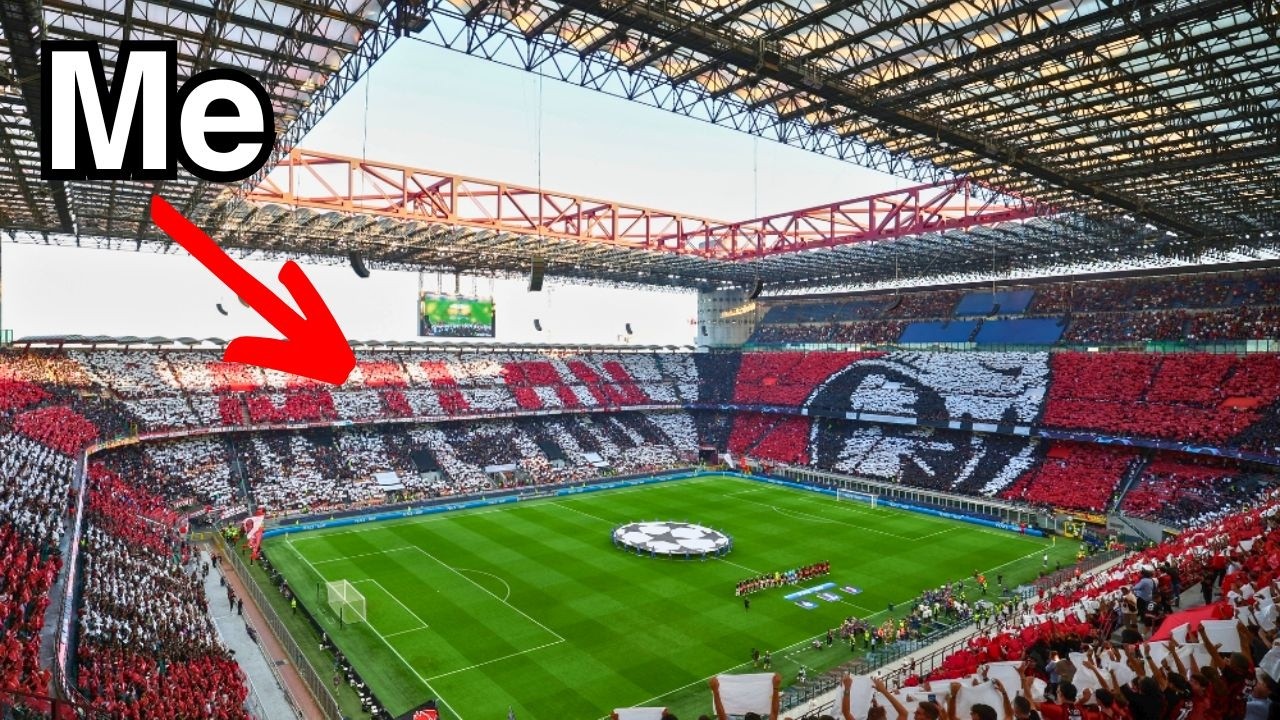 I Went to Italy's Biggest Soccer Stadium | AC Milan