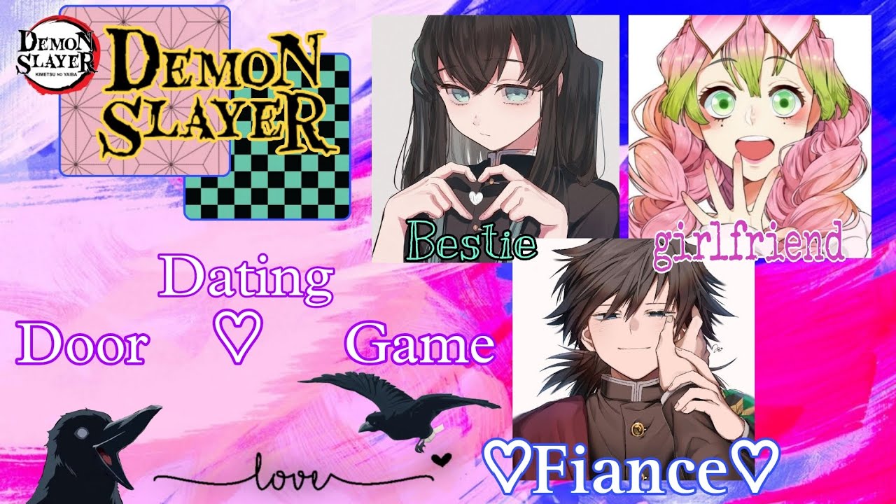 Demon slayer dating door game!check your luck🤞✨#kny #datingdoorgame #demonslayer #anime #animegames