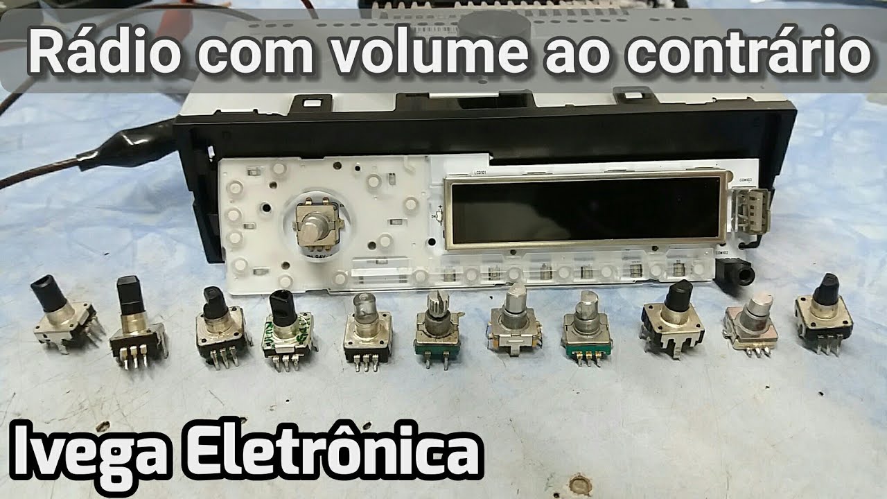 Volume invertido, o que fazer, encoders e potenciometro sem fim