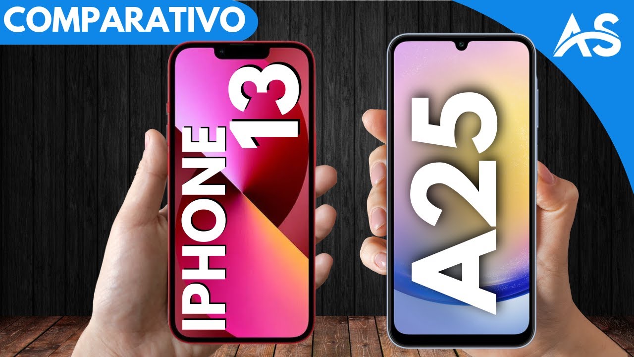 iPhone 13 vs Samsung A25 - Comparativo