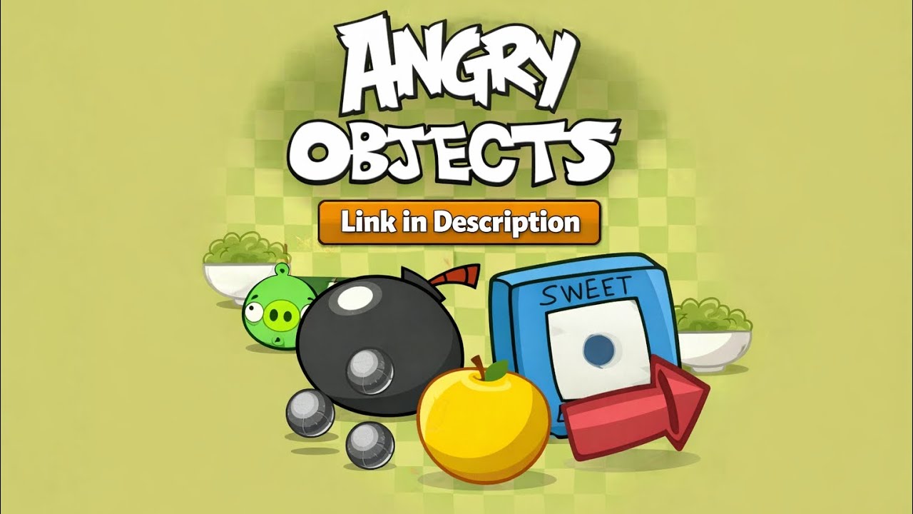 Angry Objects Gameplay ( Link in Description )