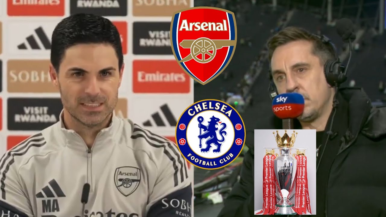 Arsenal vs Chelsea Preview! Gary Neville Reacts to Arsenal Title Race 🔥