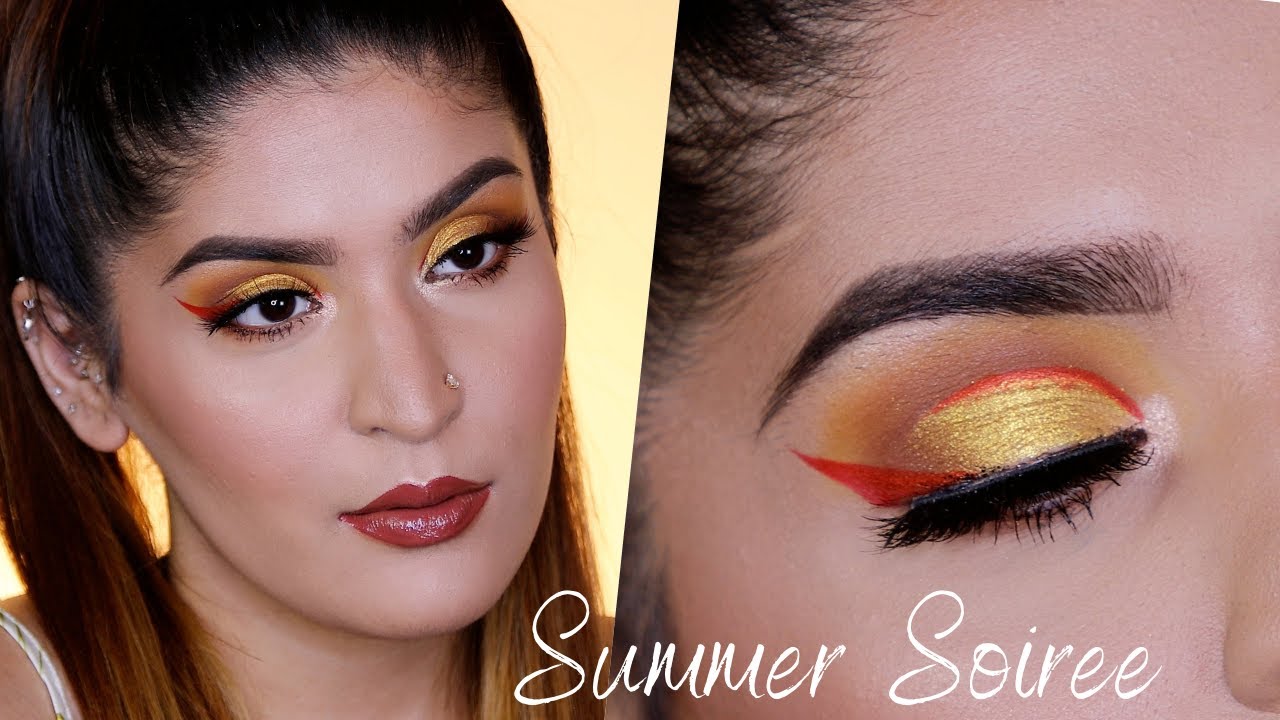 Just A Feel Good Old School Makeup Tutorial | Summer Soiree | Shreya Jain
