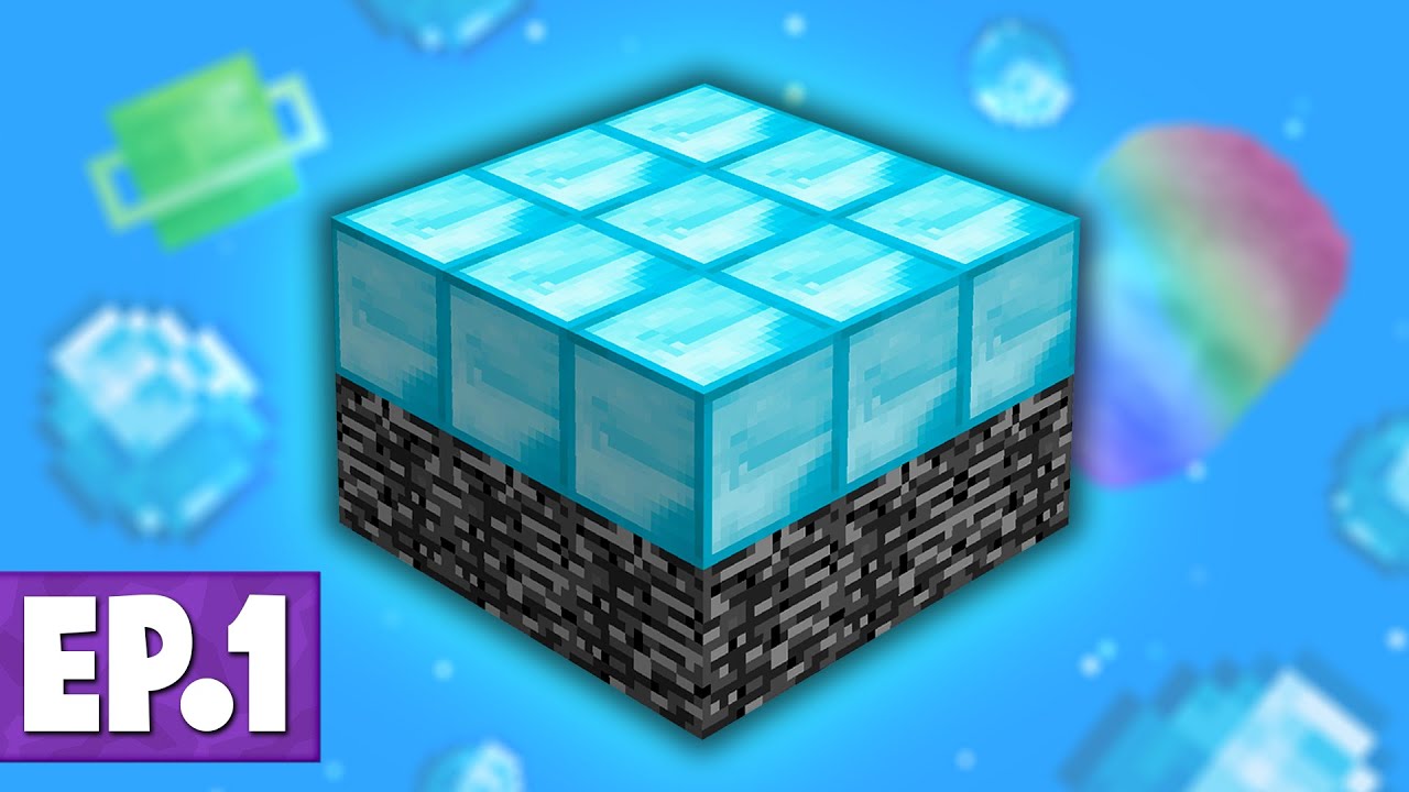Minecraft Sky of Diamonds | MASSIVE SKYBLOCK MOD PACK! #1 [Modded Questing Skyblock]