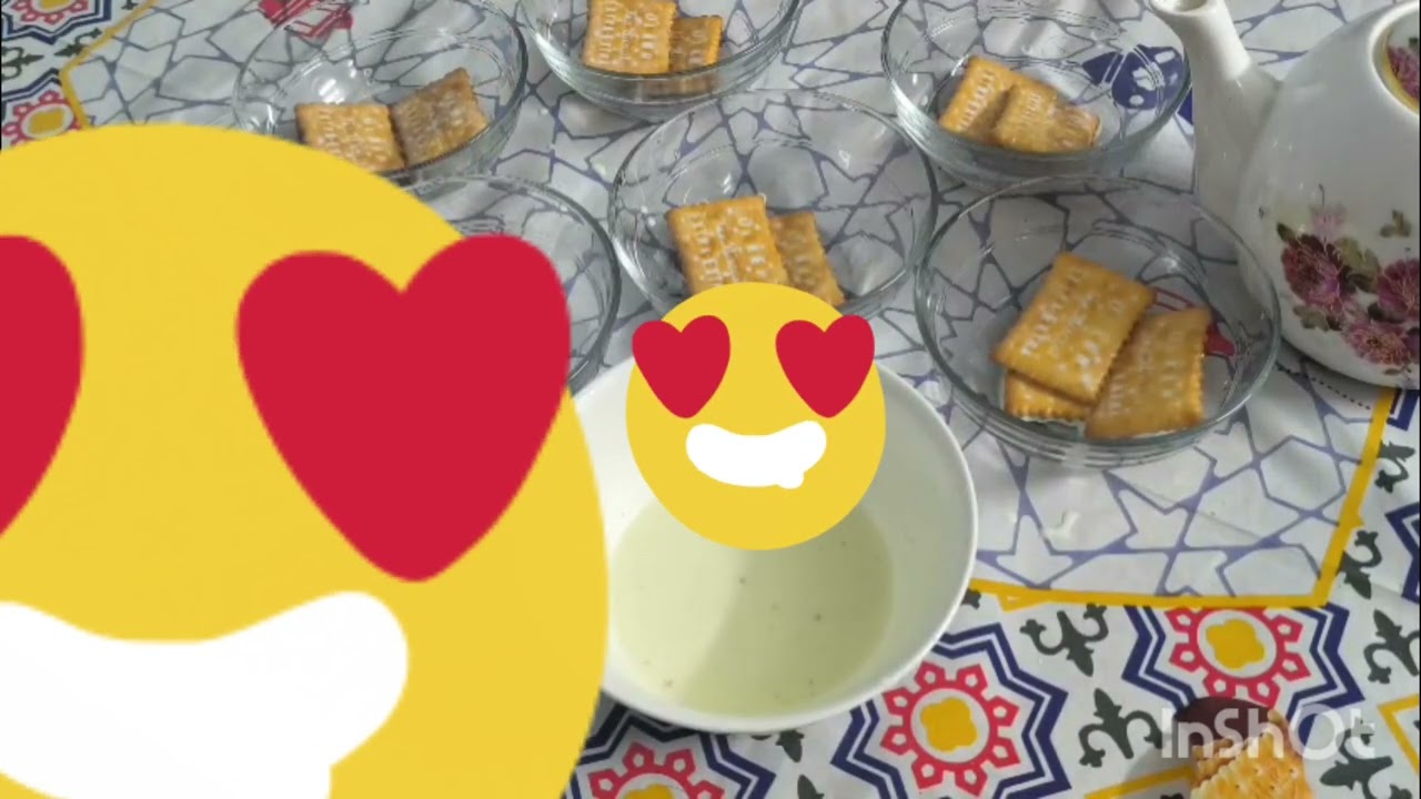 اسرع حلا بارد يبرد علي القلب بعد الفطور🍧🍨