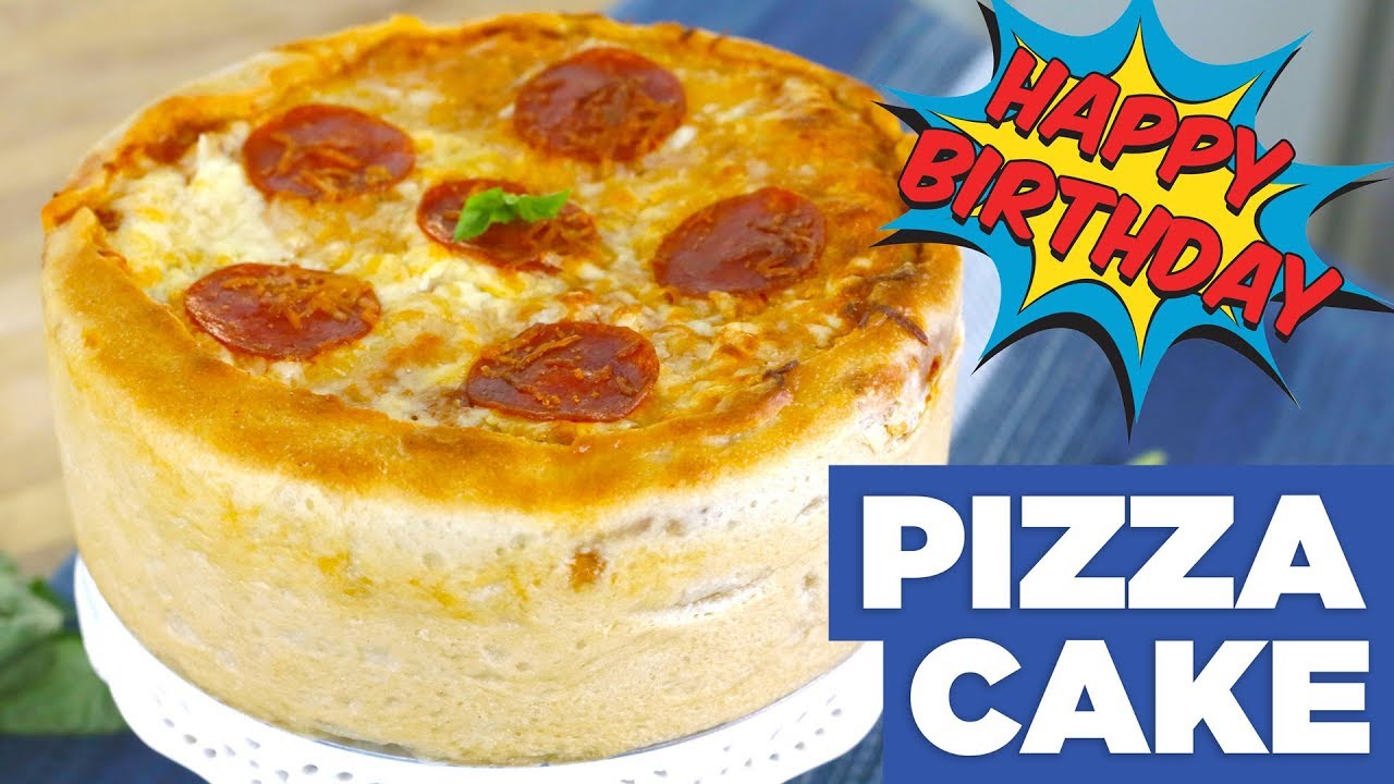 PIZZA CAKE! Happy Birthday Christian!  – Eat The Pizza! #33