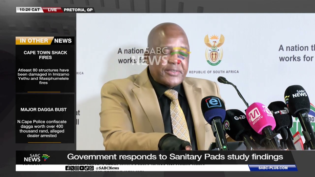 Motsoaledi responds to Sanitary Pad Study findings