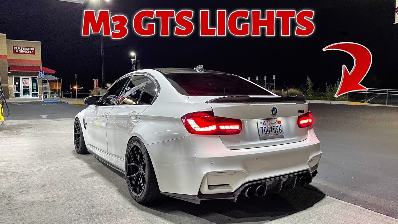 BMW GTS OLED STYLE LIGHTS FOR F80 M3 AND F30 BMWS!!! INSTALL AND REVIEW #BMW #BMWM3 #F80M3 #F30