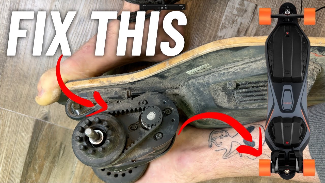 How to replace the belt on your electric skateboard