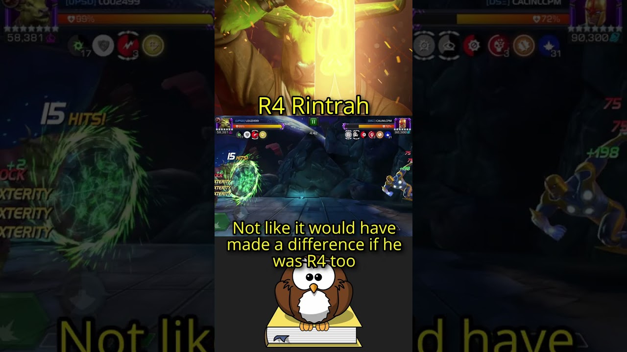 R4 RINTRAH goes to WAR!! Poor poor Nova... #contestofchampions#marvelcontestofchampions