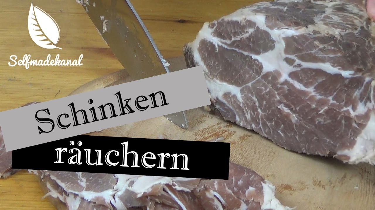 Kaltr&auml;uchern von Schinken