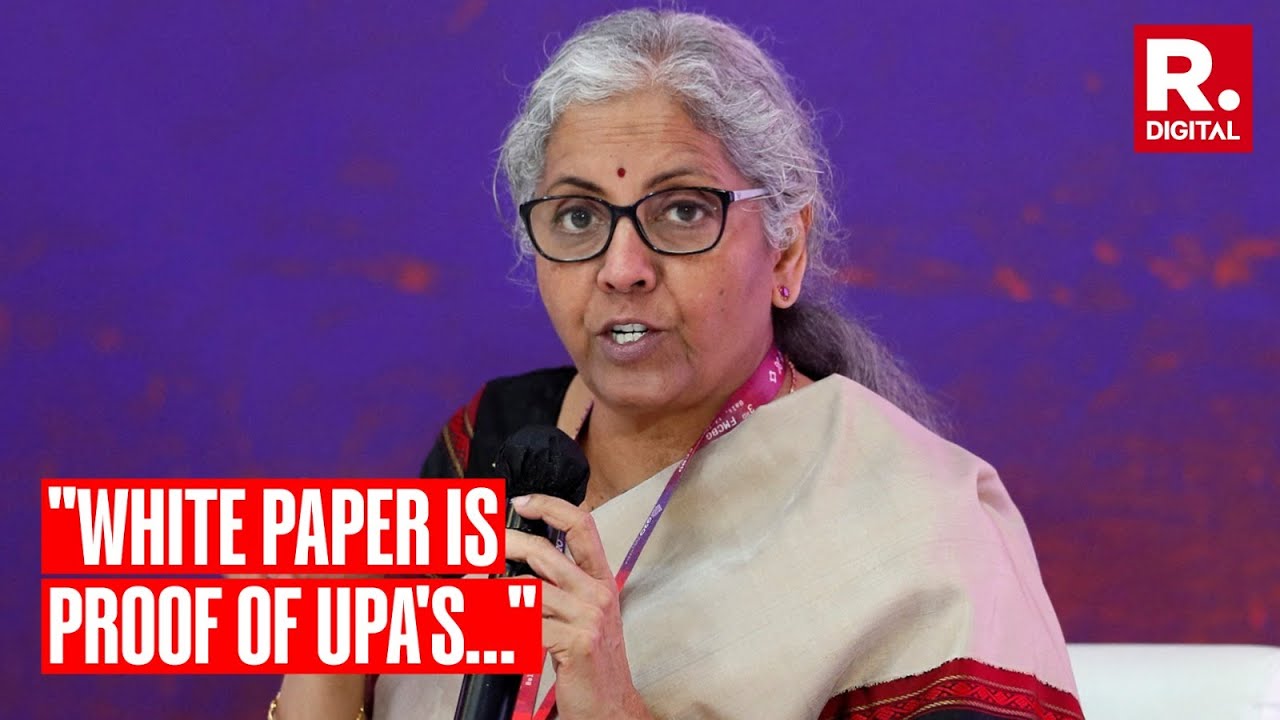 FM Sitharaman Lambasts Congress During White Paper Debate Says, 'White Paper is Proof of UPA's...'