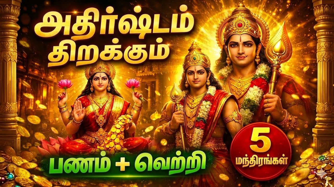 அதிர்ஷ்டம் திறக்கும் 5 சக்திவாய்ந்த மந்திரங்கள் | தினமும் ஜபியுங்கள்!