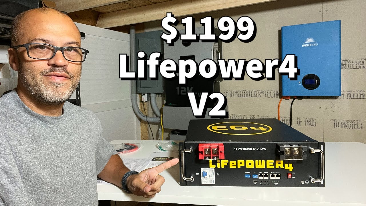 EG4 Lifepower4 V2 48 Volt Lithium Battery