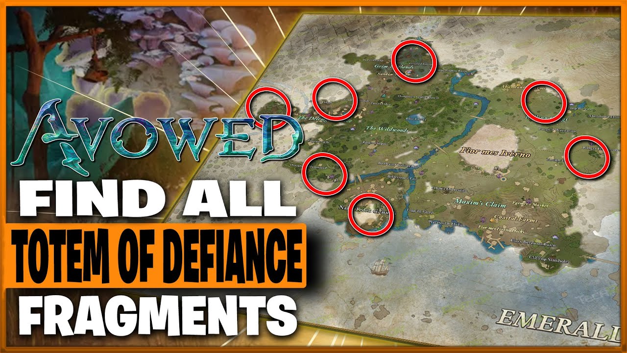 All Totem of Defiance Fragment Locations in Emerald Stair in Avowed