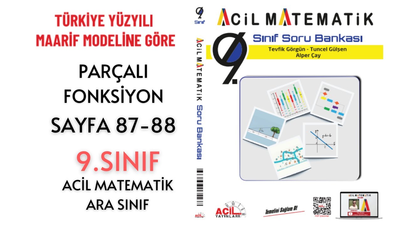 9.Sınıf Soru Bankası Parçalı Fonksiyon (Sayfa 87-88)