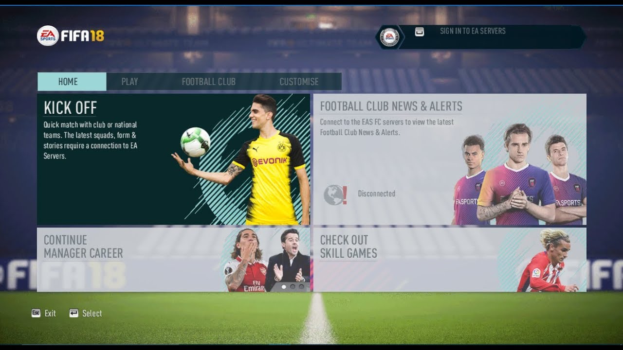 FIFA 18 [Real Theme- Textures- Realistic Player...etc] for 14