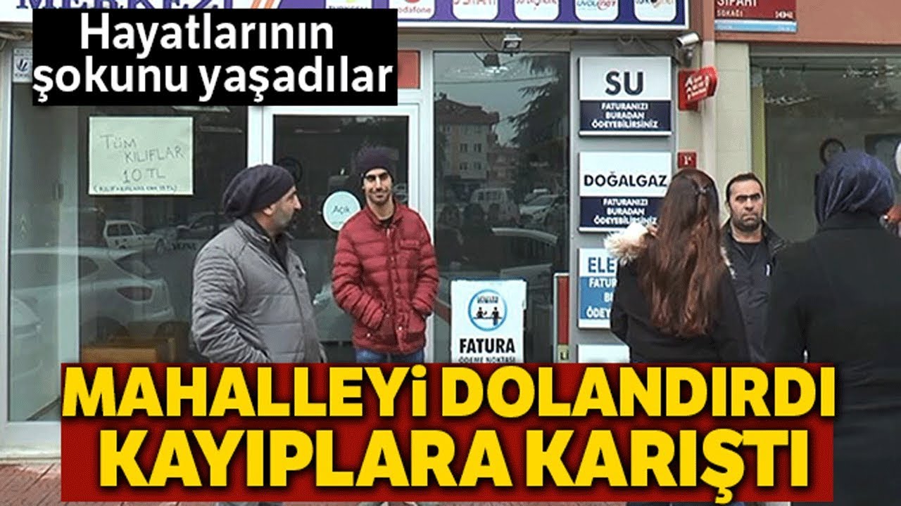 Fatura Ödeme Merkezi ile Bir Mahalleyi Dolandırdı