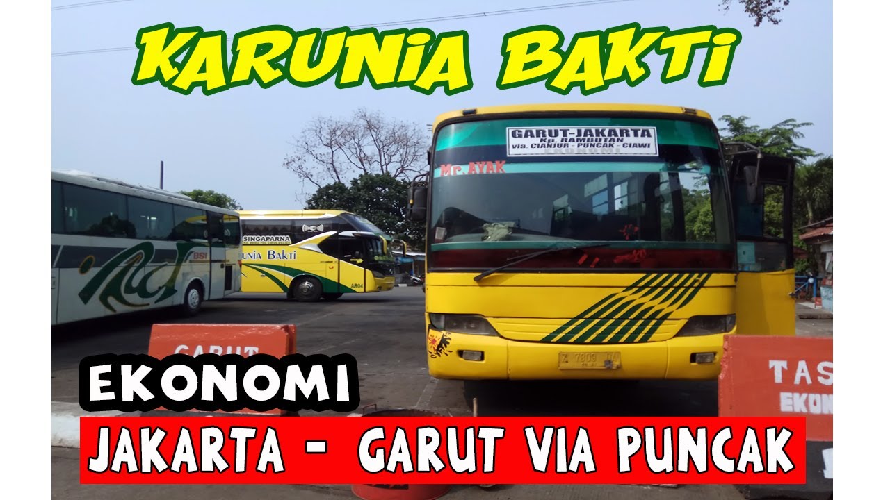 KARUNIA BAKTI JAKARTA-GARUT VIA PUNCAK. HINO RG ALUUSSS