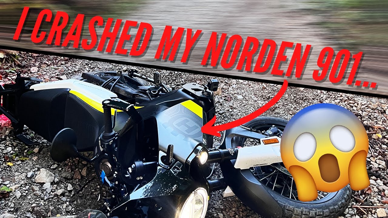 Failed hill climb and crashed my Norden 901 | Offroad practice #3