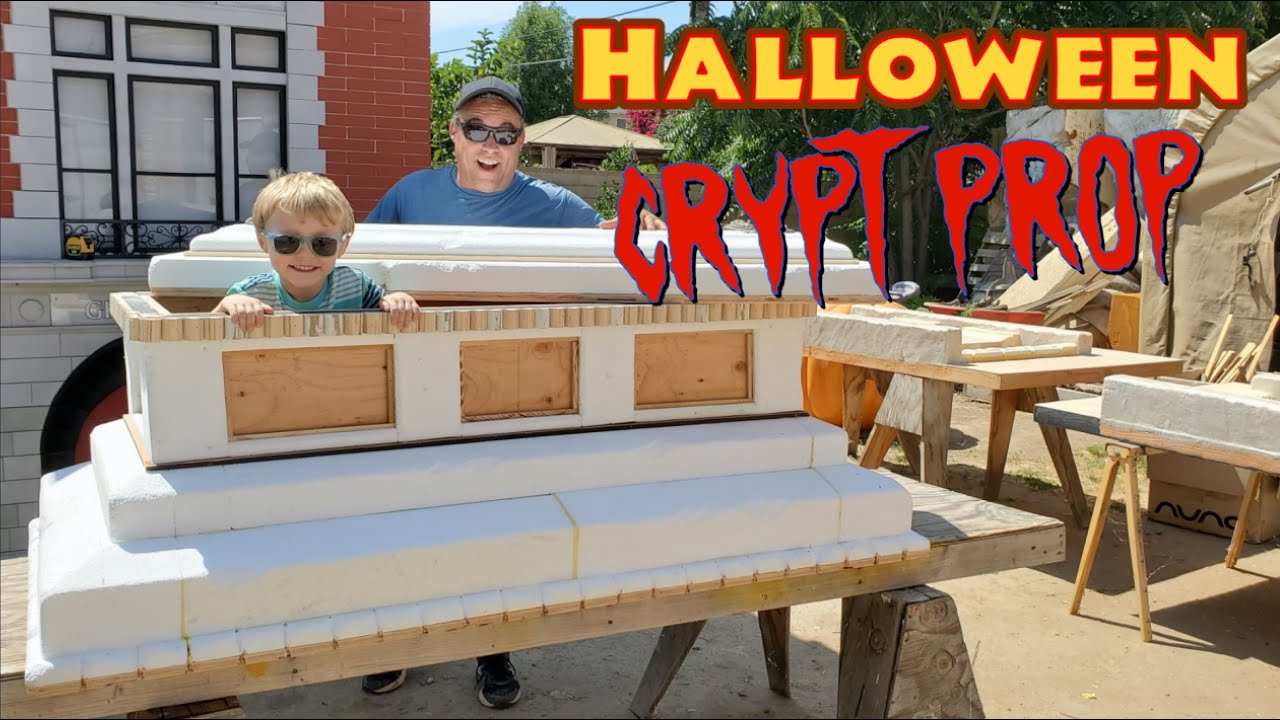 Huge Life-sized TOMBstone! DIY Halloween Props