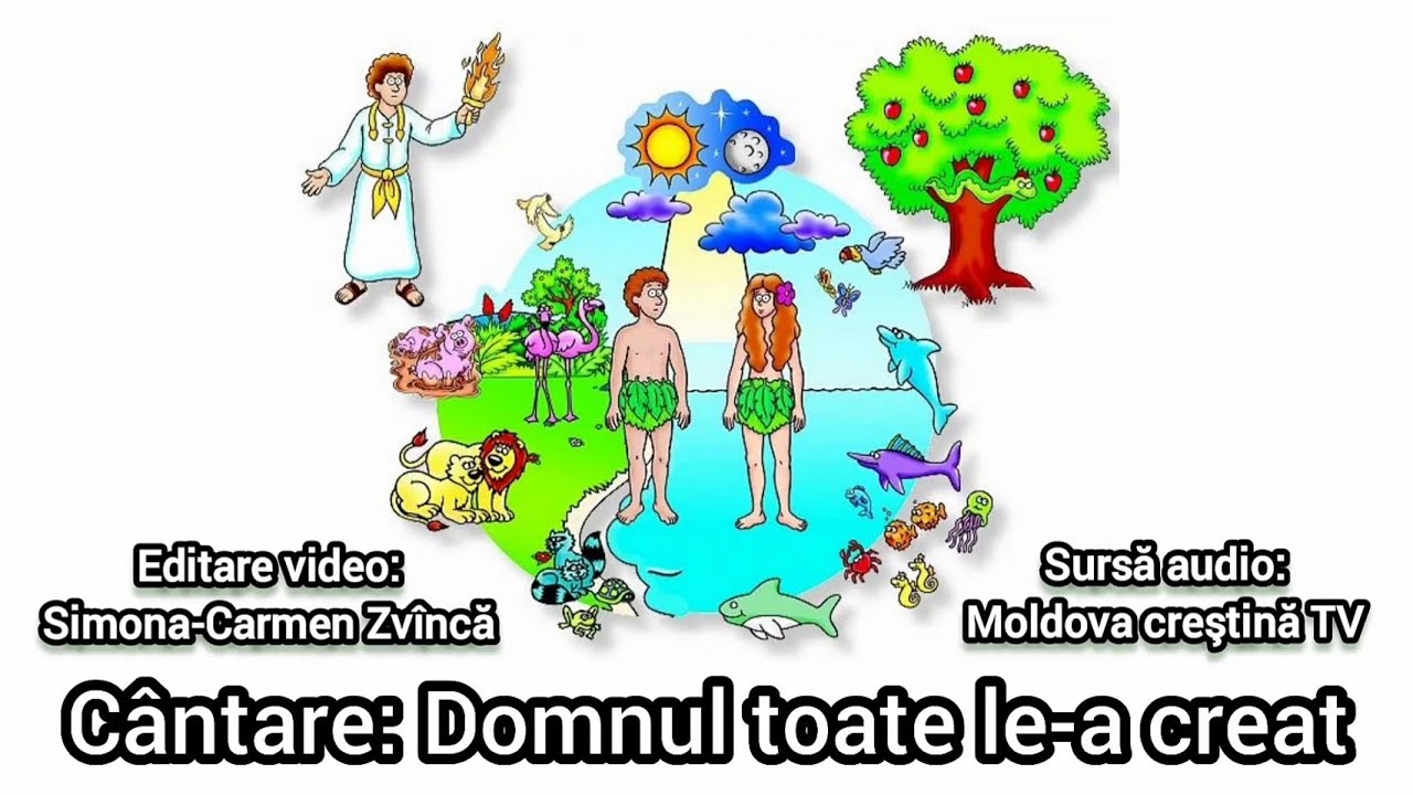 Domnul toate le-a creat 🎶Cântec creştin pentru copii🎶