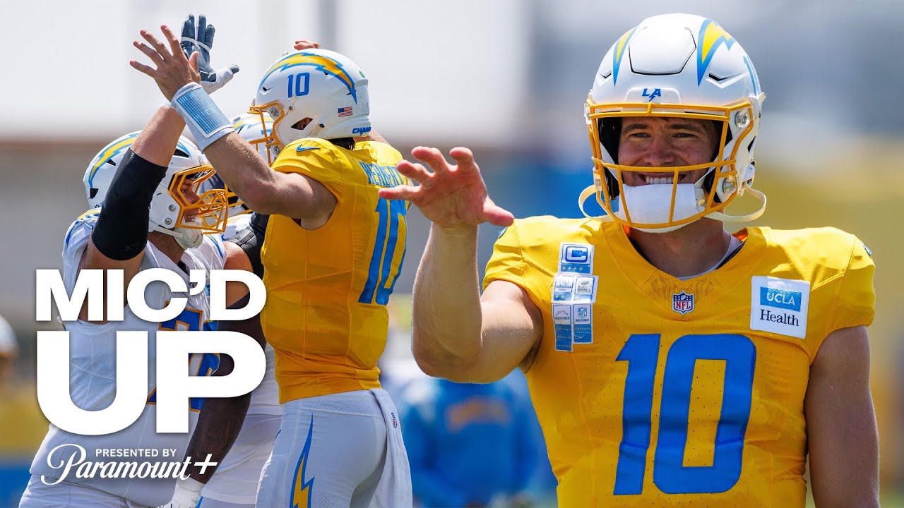 Mic'd Up: Justin Herbert At Camp 