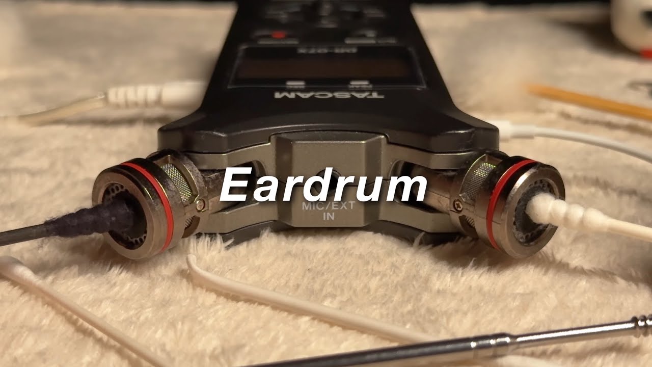 ACMP Нежная чистка уха у барабанной перепонки с TASCAM (No Talking)