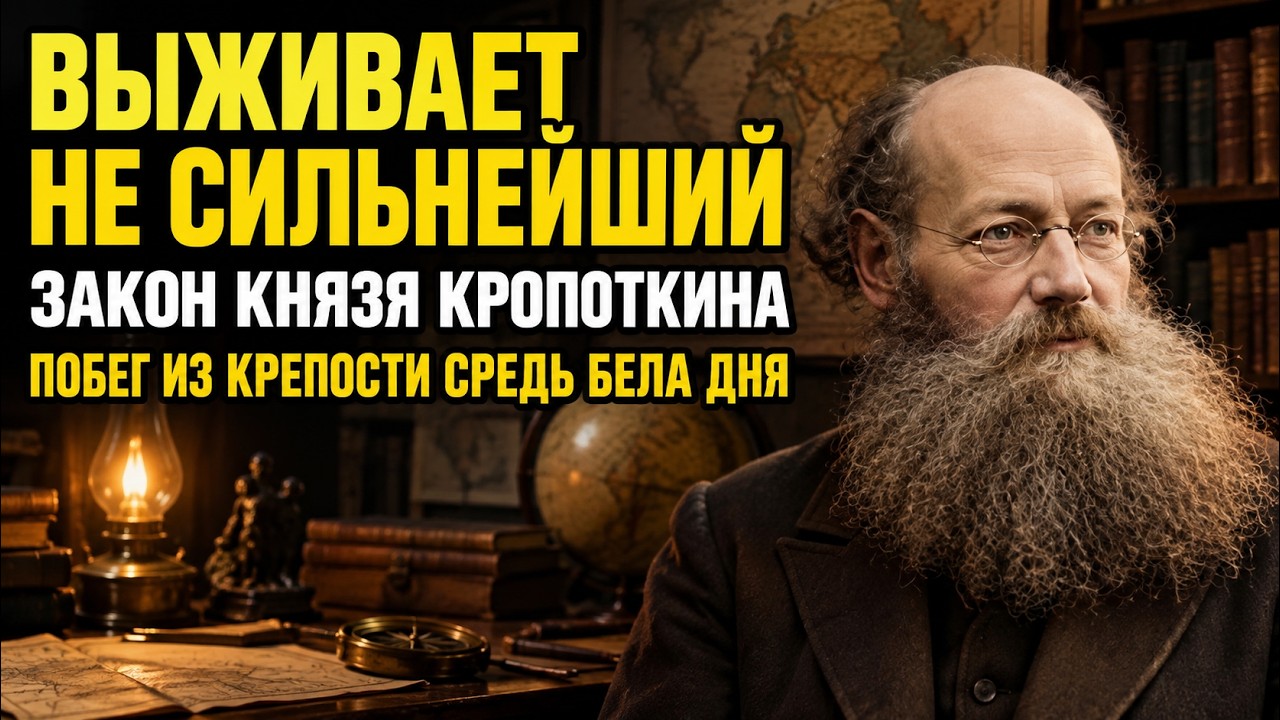 ВЫЖИВАЕТ НЕ СИЛЬНЕЙШИЙ: что доказал князь Кропоткин и почему из него сделали безобидного дедушку