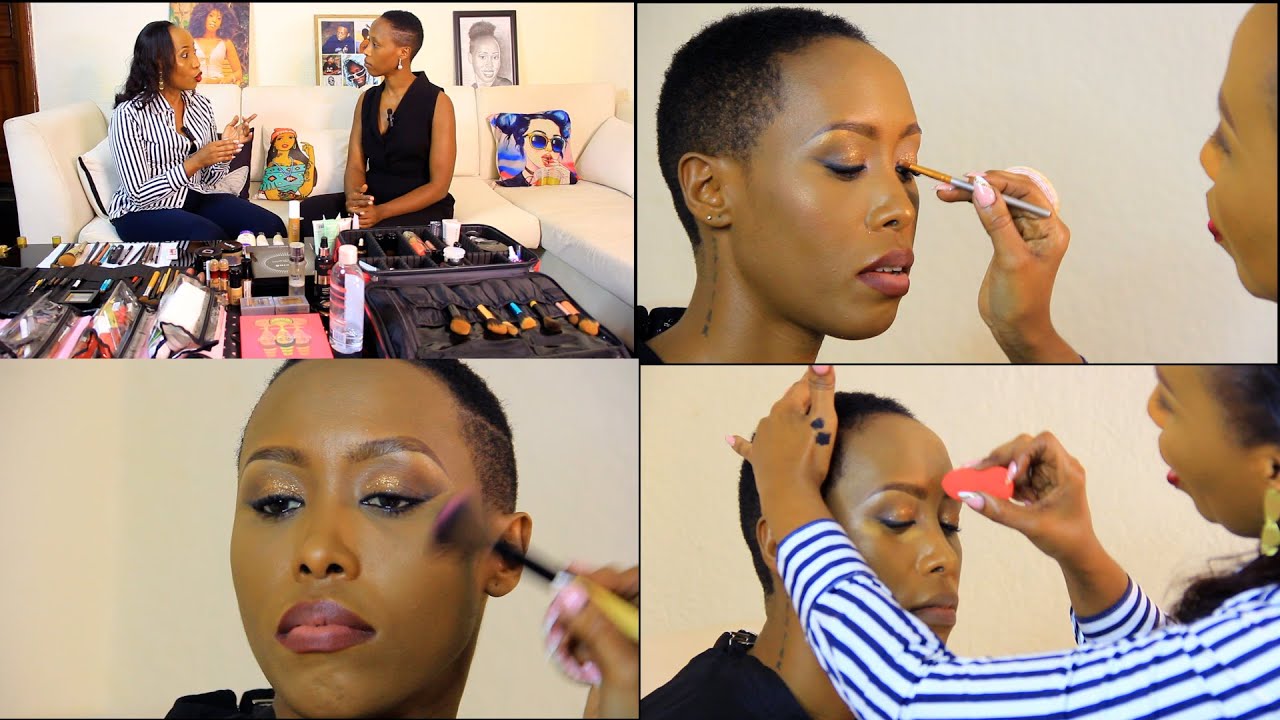 MENYA UKO BASIGA MAKE UP NTIZANGIZE URUHU/Step by step makeup tutorial beginners 0788640590