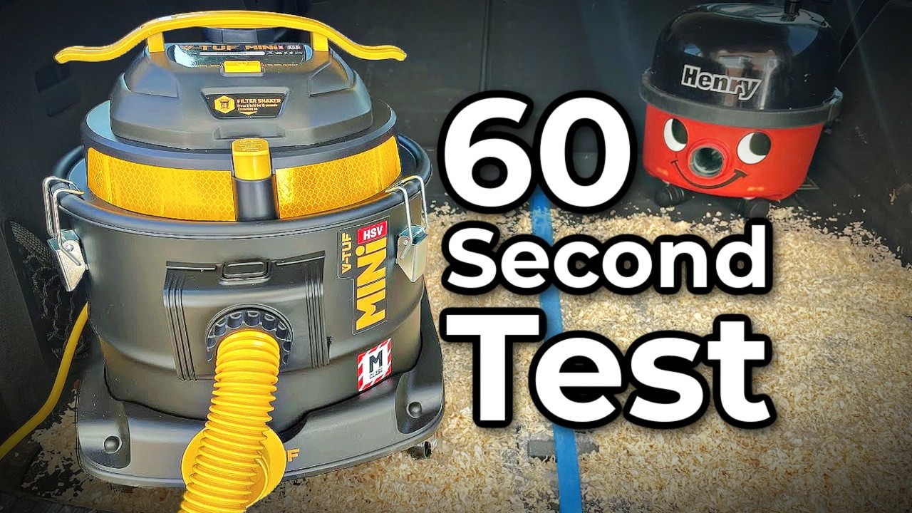 V-TUF Mini X2 Review – 60 Second Test vs Henry Vacuum
