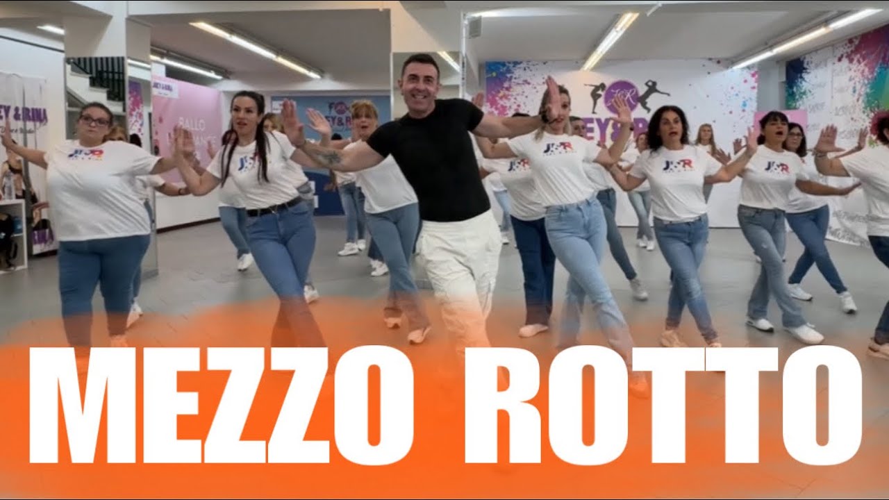 MEZZO ROTTO coreografia Joey&Rina || TUTORIAL || Ballo Socialdance