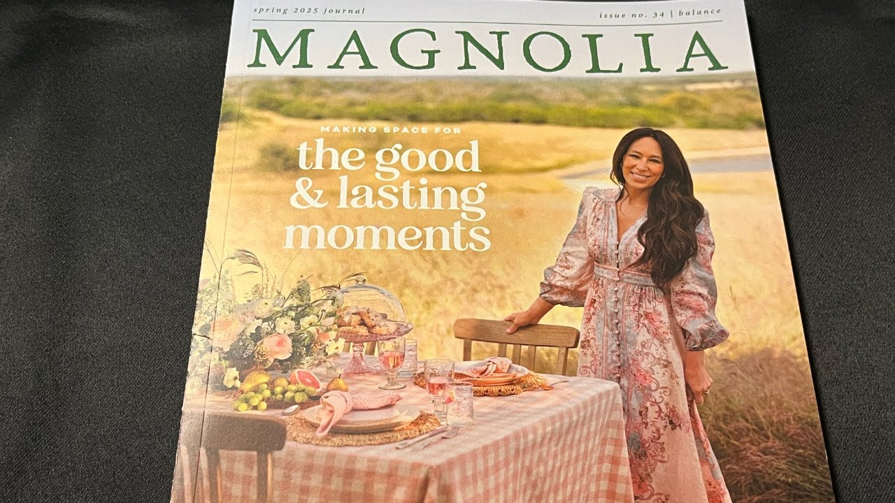ASMR | flipping through the Magnolia magazine | Spring edition