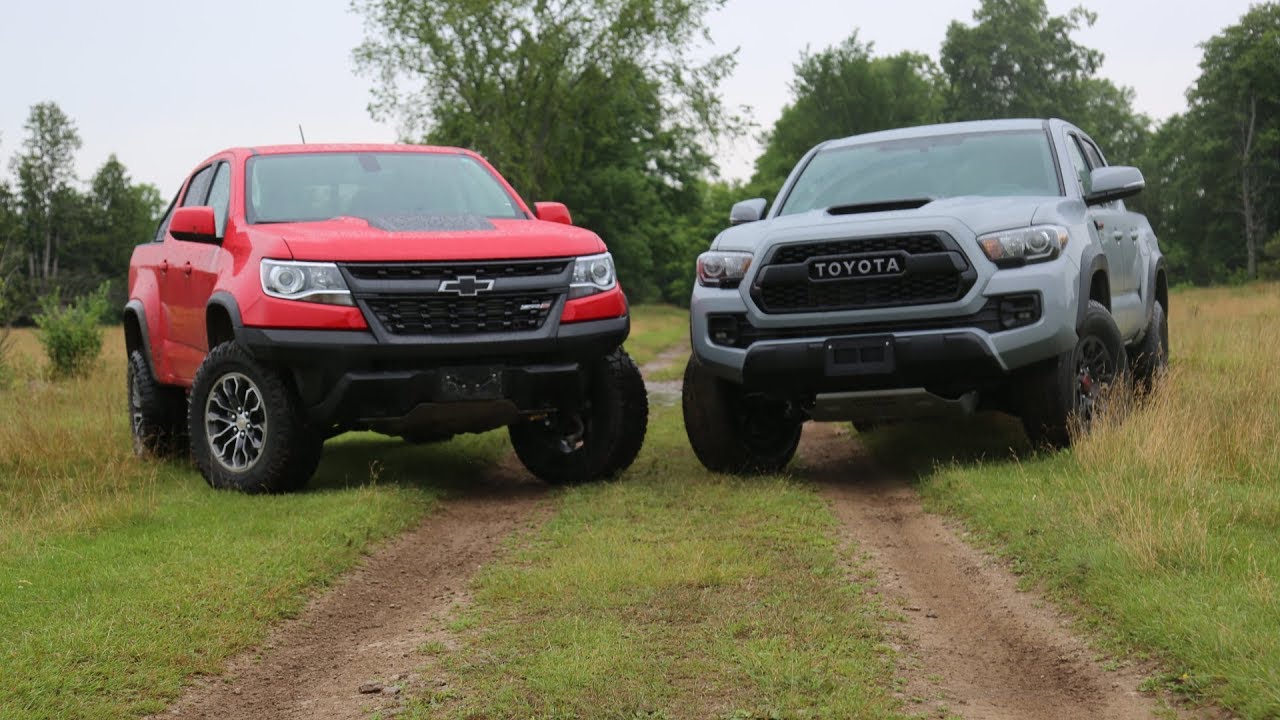 Shootout: 2017 Chevy Colorado ZR2 vs Toyota Tacoma TRD Pro