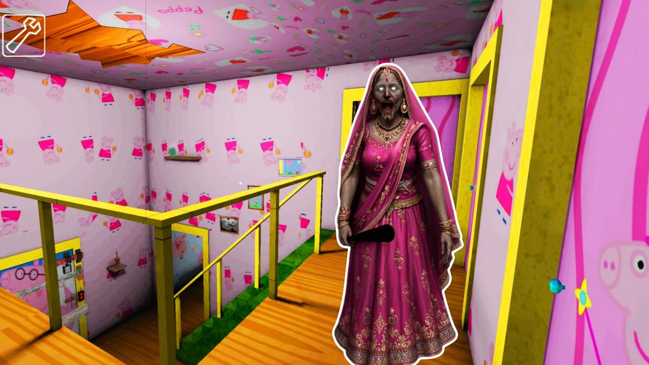 Granny Game Horror Escape Gameplay|Granny Is Peppa peg EP01