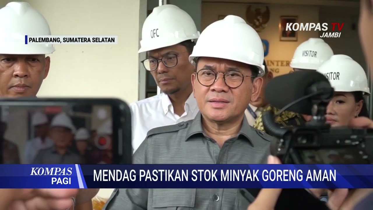 Mendag Pastikan Stok Minyak Goreng Aman