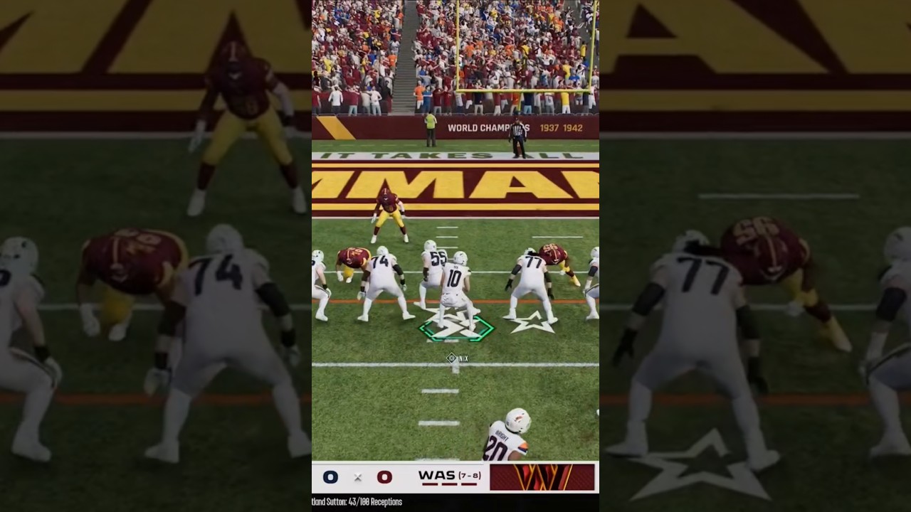 After a blocked field goal Mayer weaves his way into the endzone for a touchdown 