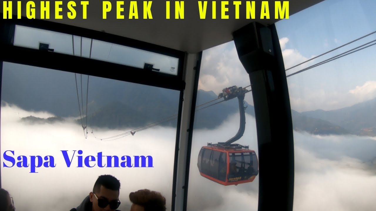 Vietnam's Highest Peak - Riding Cable Car - Fansipan SAPA VIETNAM