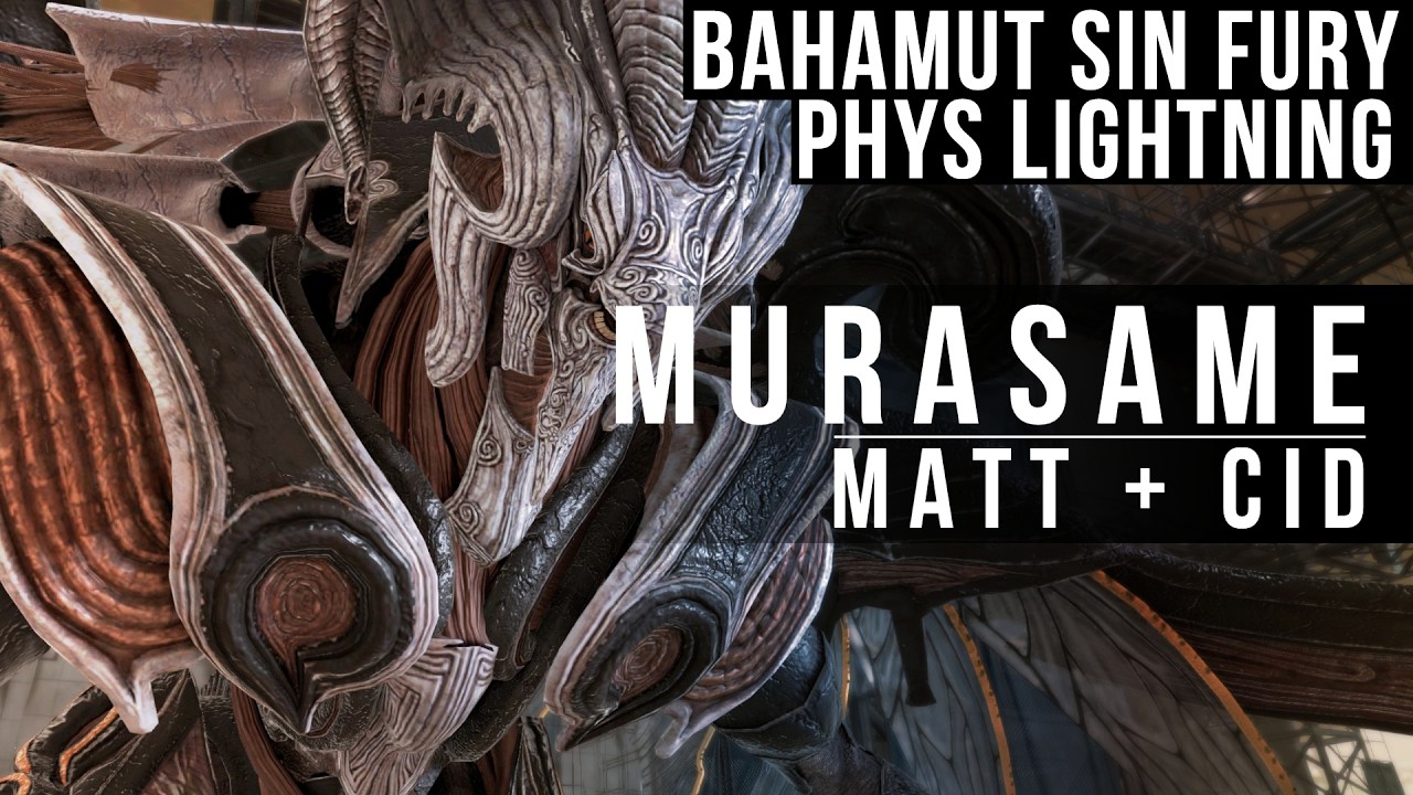 FF7 Ever Crisis - Fury Bahamut Sin (Phys Lightning) | Cloud Murasame Team