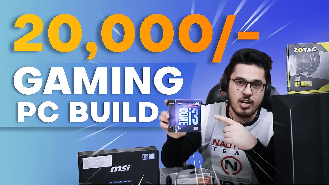 Best Rs 20,000 Budget Gaming PC Build - Step by Step 🔥🔥
