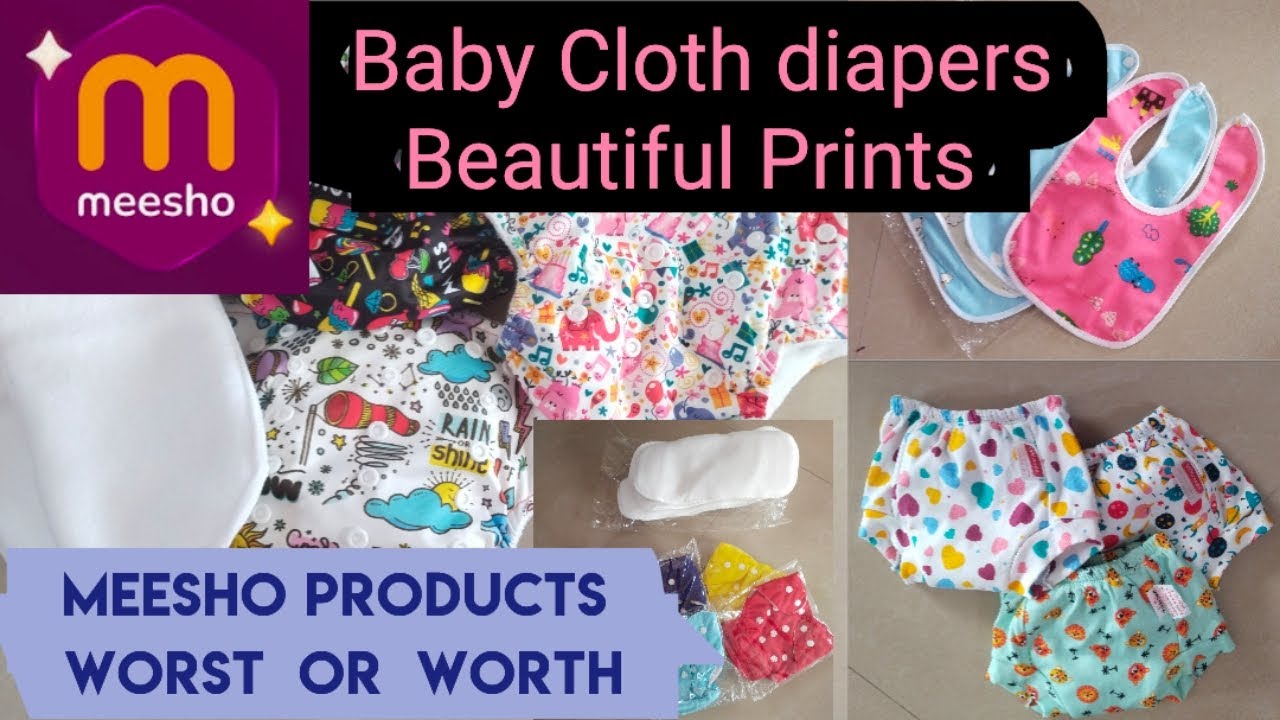 Baby cloth diaper from Meesho /Baby Underwear/Budget friendly 😁😁