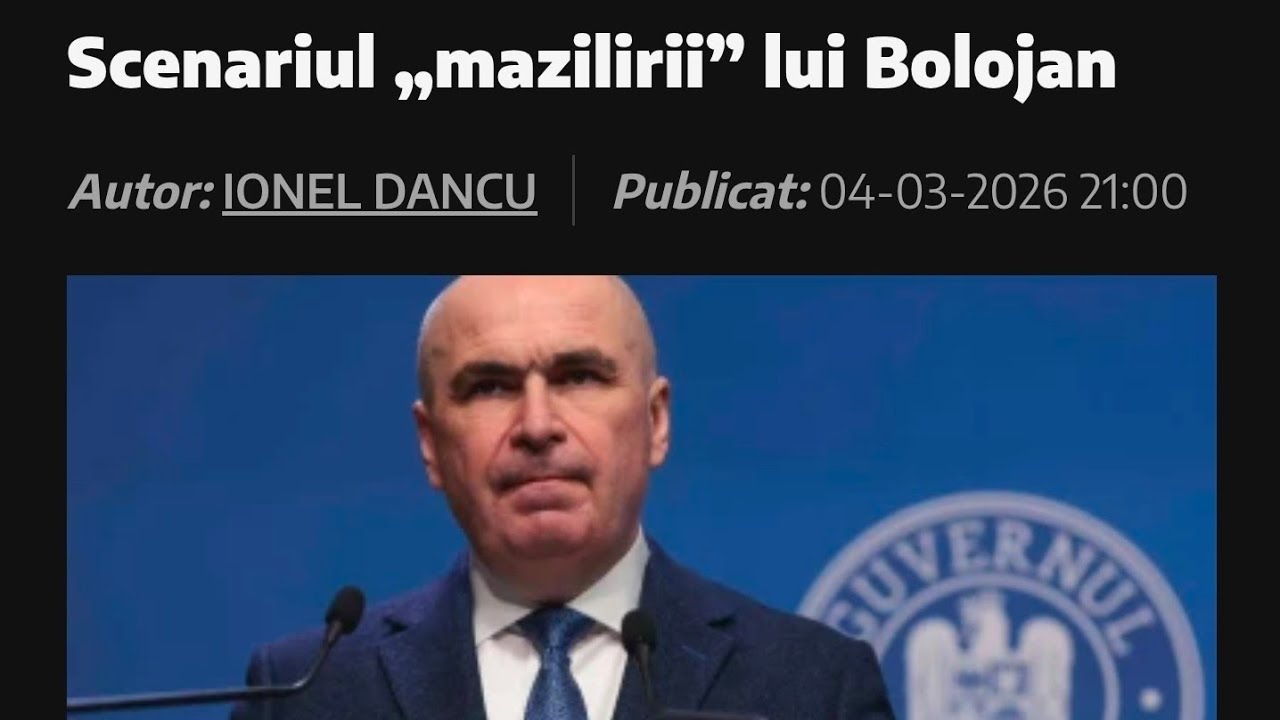 Premierul de unică folosință | L-au pus pe Bolojan să taie, acum îl taie pe el