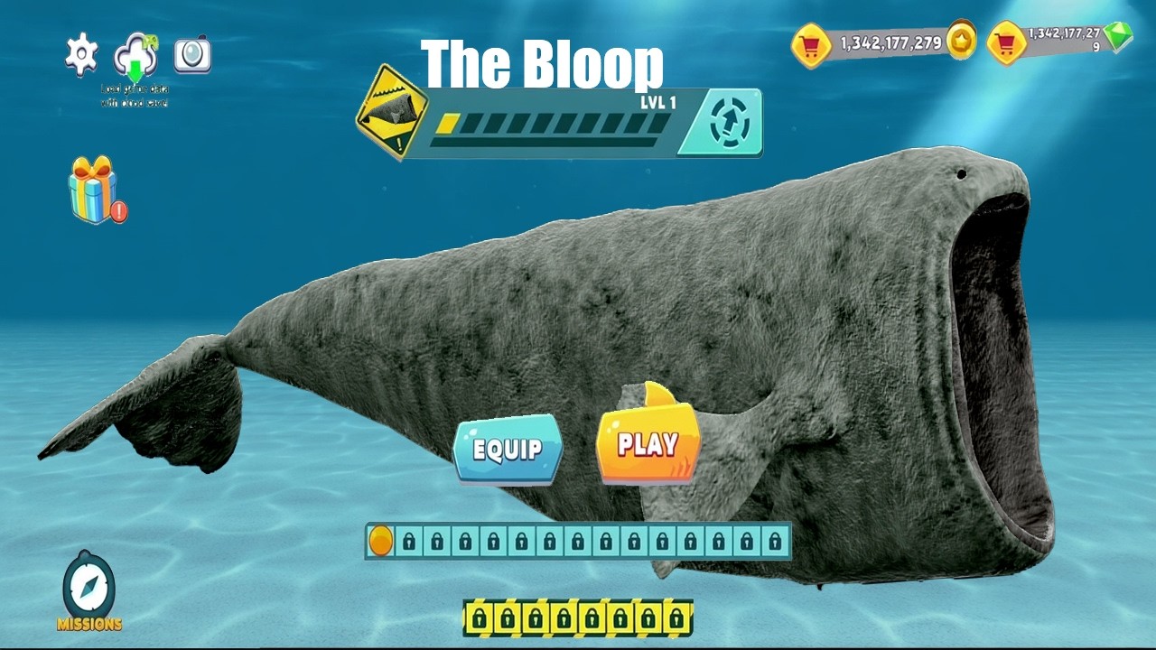 Hungry Shark Evolution - The Bloop New Shark Unlocked Mod All 38 Sharks Unlocked Hack Gems Coins Mod
