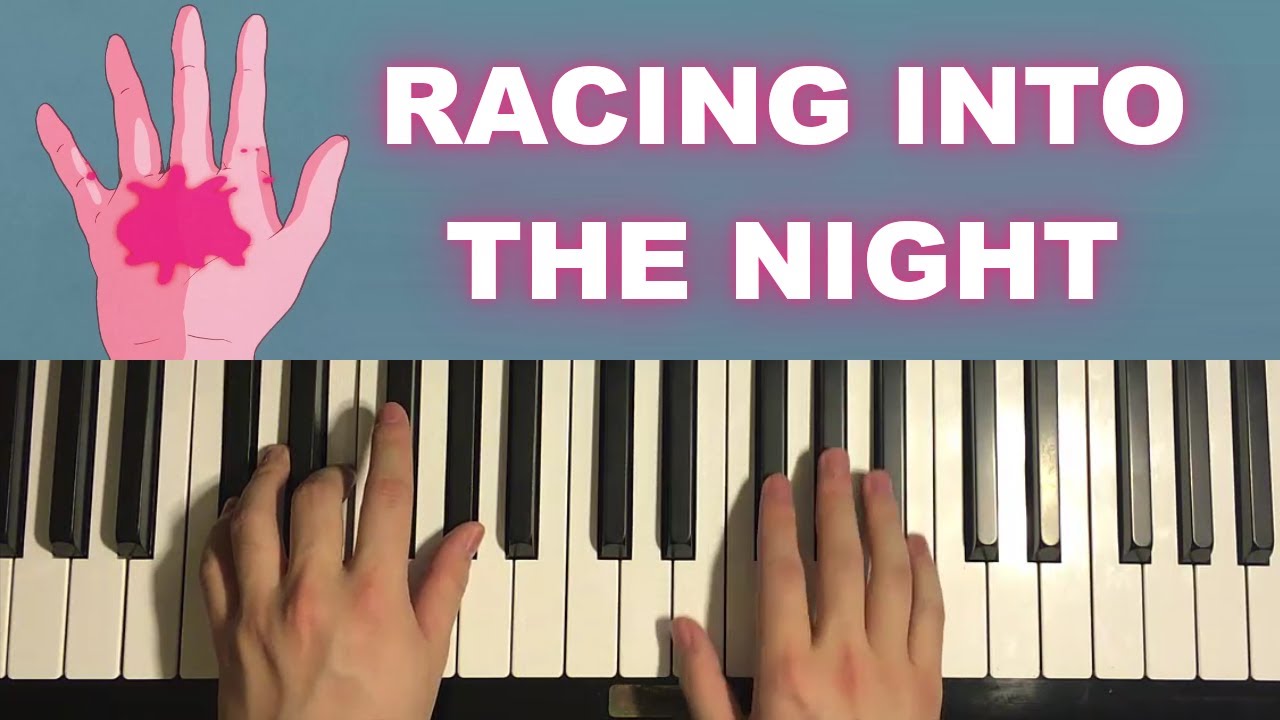 How To Play - YOASOBI  - Racing into the Night (Piano Tutorial Lesson)