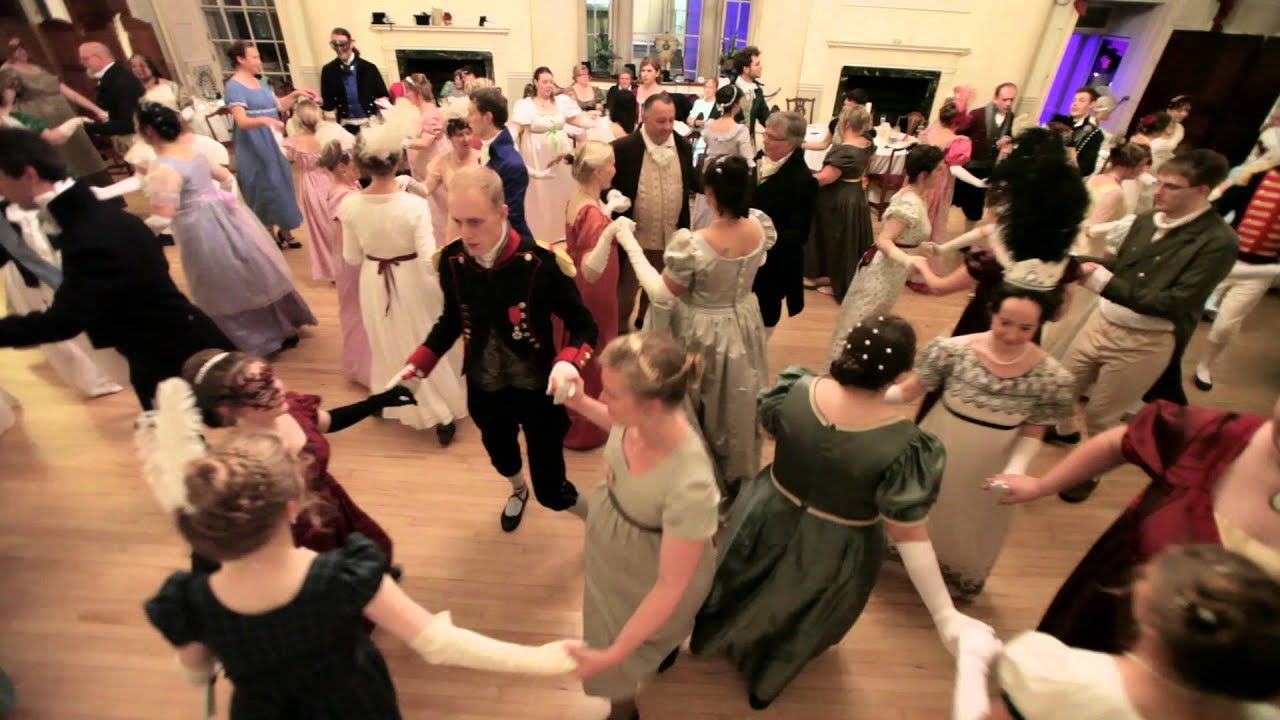 Jane Austen Festival Masked Ball preparations - learning the dances!